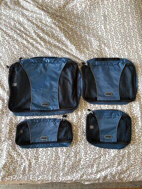 eBags Packing Cube Set (4 Piece) | Denim Blue Colorway | Very Reliable!
